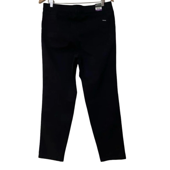 Orvis Classic Collection Stretch Black Twill Ankle Pants Women's Size 14 - Picture 2 of 6